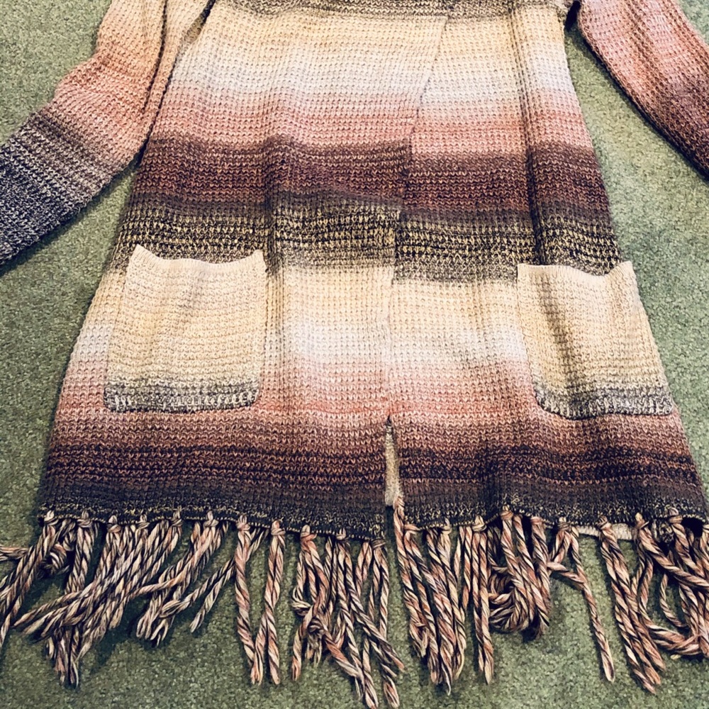 Sweater , turtleneck, striped fall colors